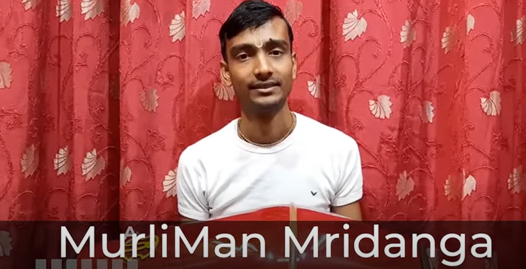 Mridanga Lesson with Murliman